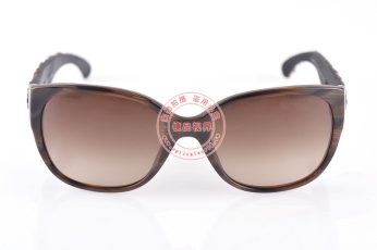 CHANEL香奈儿太阳眼镜5237 617/3B经典木纹色款+棕色呢料镜腿|板材