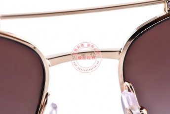 Cartier卡地亚偏光拉丝香槟色镀金太阳眼镜ESW00135 B18B90E